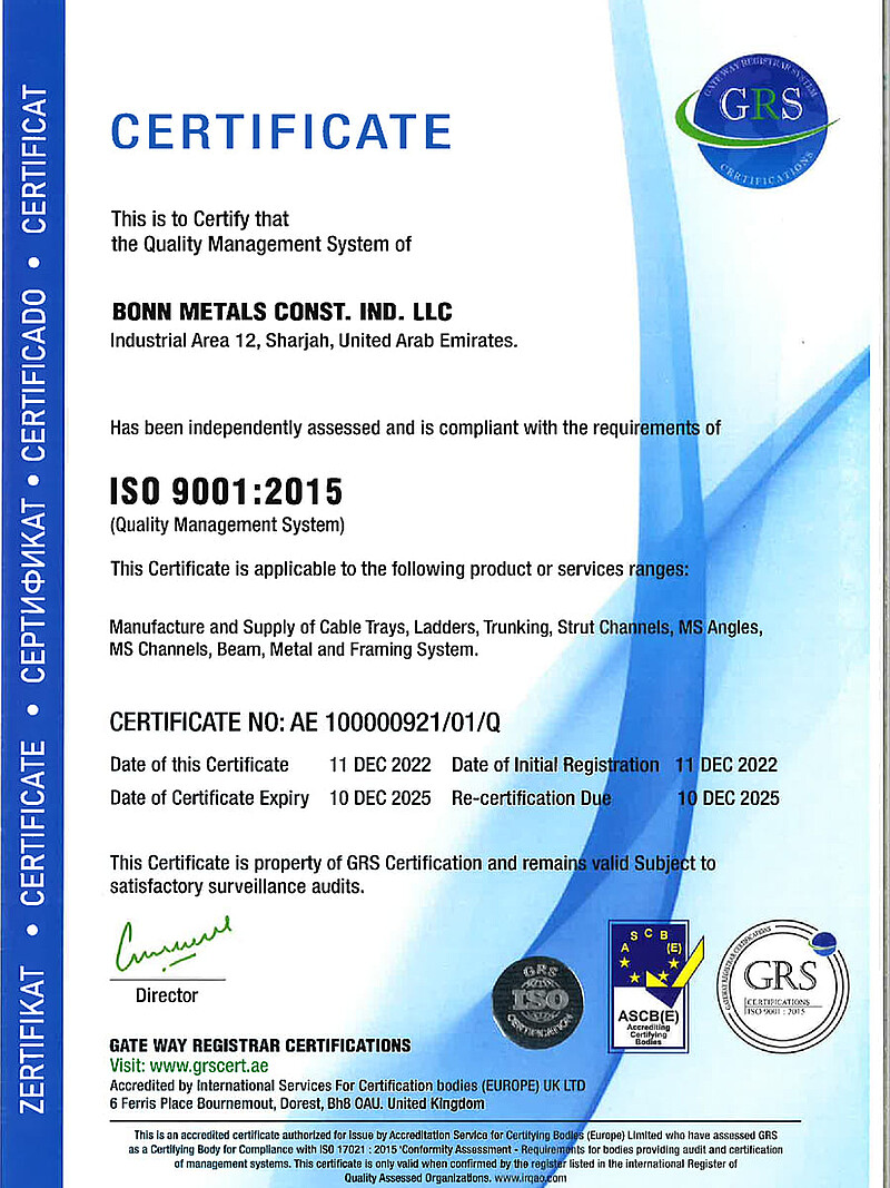 ISO 9001:2015 ISO 9001:2015